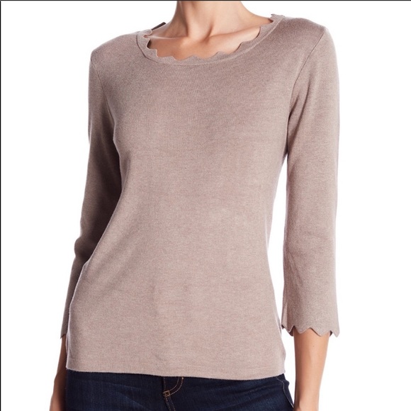 Anthropologie Sweaters - Anthropologie Philosophy | Blush Pink 3/4 Sweater